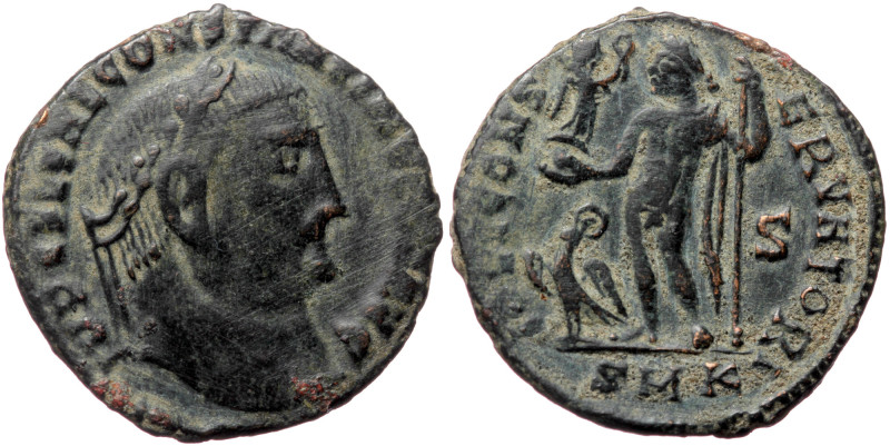 Constantine I (307/10-337), Cyzicus, AE follis (Bronze, 21,4 mm, 3,56 g). Obv: I...