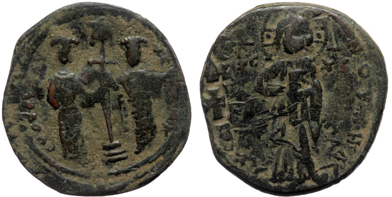 Constantine X Ducas (1059-1067) with Eudocia AE Follis (Bronze, 29mm, 8.87g) Con...