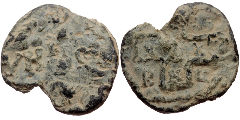 Byzantine seal (Lead, 22,1 mm, 6,20 g).
Obv: Legend in lines (?).
Rev: Legend ...