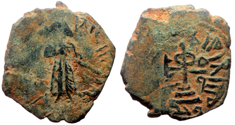 Islamic, Umayyad Caliphate (Arab-Byzantine coinage). 'Abd al-Malik ibn Marwan (A...