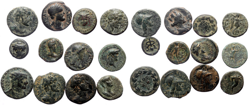 12 Ancient AE coins (Bronze, 34.30g) 12 Ancient AE coins (Bronze, 34.30g)


M...