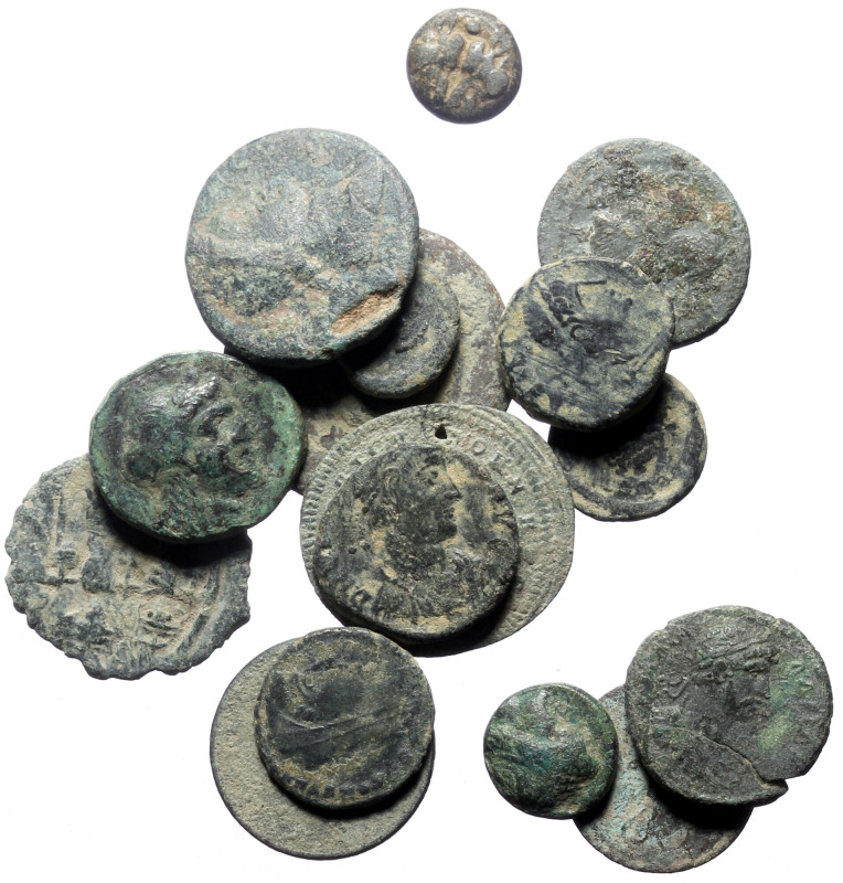 16 Ancient AE coins (Bronze, 36.20g) 16 Ancient AE coins (Bronze, 36.20g)


M...