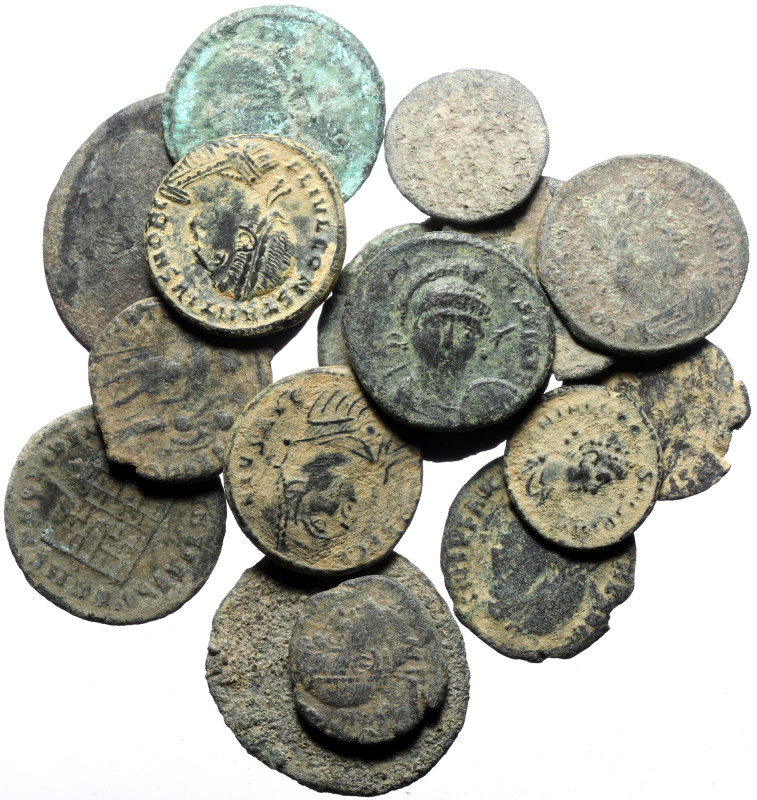 16 Ancient AE coins (Bronze, 34.70g) 16 Ancient AE coins (Bronze, 34.70g)


M...