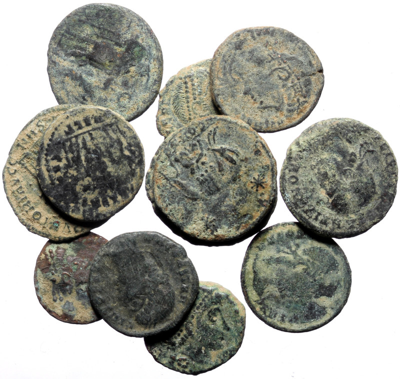 12 Roman Imperial AE coins (Bronze, 24.38g) 12 Roman Imperial AE coins (Bronze, ...