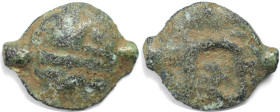 Keltische Münzen, GALLIA. Leuci. Potin ca. 1. Jhdt. v. Chr. 4,16 g. 20,5 mm. Castelin, S.71 № 582ff. Schön-sehr schön