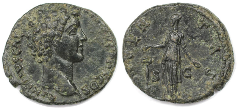 Römische Münzen, MÜNZEN DER RÖMISCHEN KAISERZEIT. Marcus Aurelius als Caesar, 13...