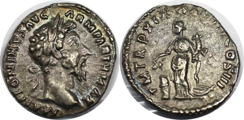 Römische Münzen, MÜNZEN DER RÖMISCHEN KAISERZEIT. Marcus Aurelius als Augustus (...