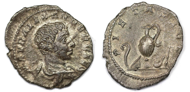 Römische Münzen, MÜNZEN DER RÖMISCHEN KAISERZEIT. Severus Alexander als Caesar, ...