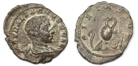 Römische Münzen, MÜNZEN DER RÖMISCHEN KAISERZEIT. Severus Alexander als Caesar, 221 - 222 n. Chr. Denar, Mzst. Rom. (2,22 g) Vs.: M AVR ALEXANDER CAES...