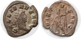 Römische Münzen, MÜNZEN DER RÖMISCHEN KAISERZEIT. Gallienus (253-268 n. Chr). Antoninianus. (3.44 g. 21 mm) Vs.: GALLIENVS AVG, Büste mit Strkr n. r. ...