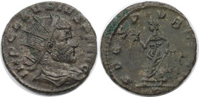 Römische Münzen, MÜNZEN DER RÖMISCHEN KAISERZEIT. Claudius II. Gothicus. Antoninianus 268-270 n. Chr. (3.45 g. 19 mm) Vs.: IMP C CLAVDIVS PF AVG, Büst...