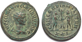 Römische Münzen, MÜNZEN DER RÖMISCHEN KAISERZEIT. Diocletianus 284-305 n. Chr. Antoninianus (5.01 g. 23 mm). Vs.: Büste mit Strahlenkrone n. r. Rs.: K...