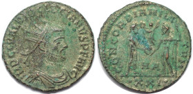 Römische Münzen, MÜNZEN DER RÖMISCHEN KAISERZEIT. Diocletianus 284-305 n. Chr. Antoninianus (3.77 g. 21 mm). Vs.: Büste mit Strahlenkrone n. r. Rs.: K...