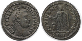 Römische Münzen, MÜNZEN DER RÖMISCHEN KAISERZEIT. Licinius I. (308-324 n. Chr). Follis. (5.43 g. 24 mm) Vs.: IMP C VAL LIC LICINIVS PF AVG, Kopf mit L...