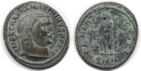 Römische Münzen, MÜNZEN DER RÖMISCHEN KAISERZEIT. Maximinus II. (309-313 n. Chr). Follis. (5.32 g. 23 mm) Vs.: IMP C GAL VAL MAXIMINVS PF AVG, Kopf mi...
