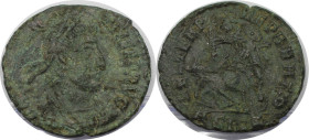Römische Münzen, MÜNZEN DER RÖMISCHEN KAISERZEIT. Constantius II. (320-361 n. Chr). Ae 3 324-361 n. Chr. (1,86 g. 18 mm) Vs.: DN CONSTANTIVS PF AVG, B...