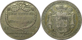 Altdeutsche Münzen und Medaillen, BAMBERG. Christoph Franz (1795-1801). Konv.-Taler 1795, Silber. KM 146, Dav. 1939, Krug 427. Fast Sehr Schön