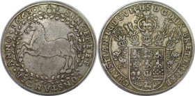 Altdeutsche Münzen und Medaillen, BRAUNSCHWEIG - LÜNEBURG - CELLE. Christian Ludwig. Reichstaler 1663, Clausthal. Silber. 28,79 g. Dav. 6521, Welter 1...