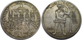 Altdeutsche Münzen und Medaillen, BRAUNSCHWEIG - WOLFENBÜTTEL. Anton Ulrich (1704-1714). Reichstaler 1712, Zellerfeld. Silber. 29,13 g. Dav. 2717, Wel...