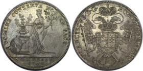 Altdeutsche Münzen und Medaillen, NÜRNBERG, STADT. Konv.-Taler 1765, mit Titel von Franz I. Silber. Dav. 2490. Sehr schön