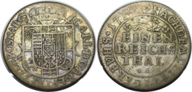 Altdeutsche Münzen und Medaillen, OSNABRÜCK, BISTUM. Karl von Lothringen (1698-1715). 1/12 Taler (3 Mariengroschen) 1714 GG, Koblenz. Kennepohl 332. S...