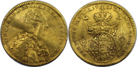 Altdeutsche Münzen und Medaillen, WÜRZBURG - BISTUM. Friedrich Karl von Schönborn (1729-1746). Dukat 1731. Gold. 3,41 g. Fb. 3711. Fast Sehr schön, ge...