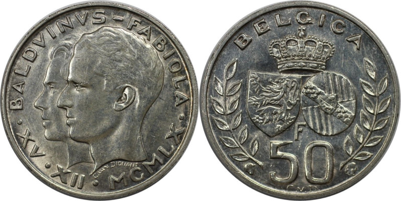 Europäische Münzen und Medaillen, Belgien / Belgium. Baudouin I. (1951-1993). Au...