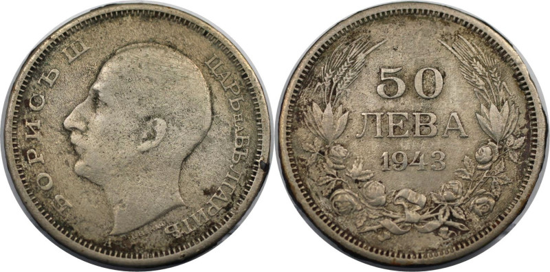 Europäische Münzen und Medaillen, Bulgarien / Bulgaria. Boris III. 50 Lewa 1943 ...