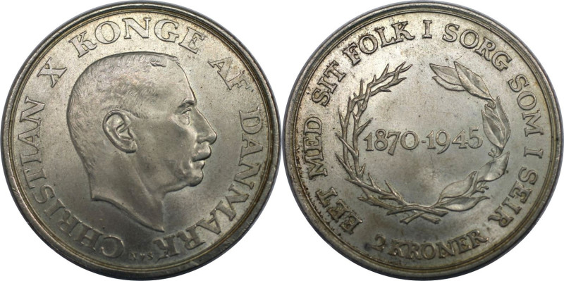 Europäische Münzen und Medaillen, Dänemark / Denmark. 75. Jahrestag - Geburt von...