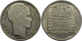 Europäische Münzen und Medaillen, Frankreich / France. Dritte Republik (1870-1940). 10 Francs 1932. Silber. KM 878. Fast Vorzüglich