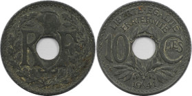 Europäische Münzen und Medaillen, Frankreich / France. 10 Centimes 1941. Zink. KM 897. Vorzüglich