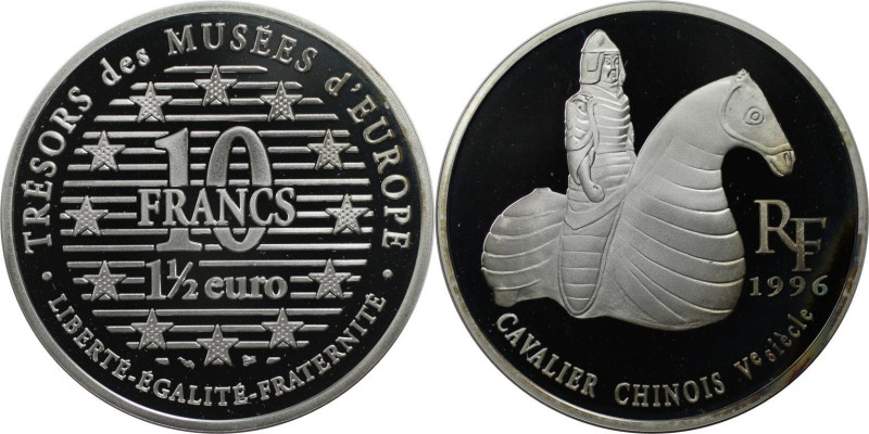 Europäische Münzen und Medaillen, Frankreich / France. Chinesischer Reiter. 10 F...