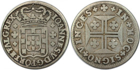 Europäische Münzen und Medaillen, Portugal. John V. 120 Reis ND (1706-50). Silber. KM 178. Sehr schön+