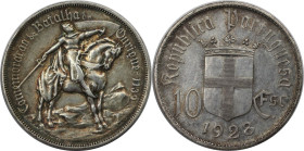 Europäische Münzen und Medaillen, Portugal. König Afonso Henriques auf die Schlacht von Ourique. 10 Escudos 1928, Silber. 0.34 OZ. KM 579. Vorzüglich...