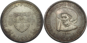 Europäische Münzen und Medaillen, Portugal. Heinrich der Seefahrer. 20 Escudos 1960. 21,0 g. 0.800 Silber. 0.54 OZ. KM 589. Fast Stempelglanz
