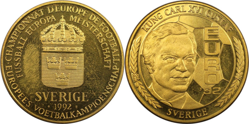 Europäische Münzen und Medaillen, Schweden / Sweden. König Carl Gustaf XVI. Meda...