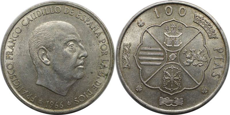 Europäische Münzen und Medaillen, Spanien / Spain. Francisco Franco (1939-1975)....