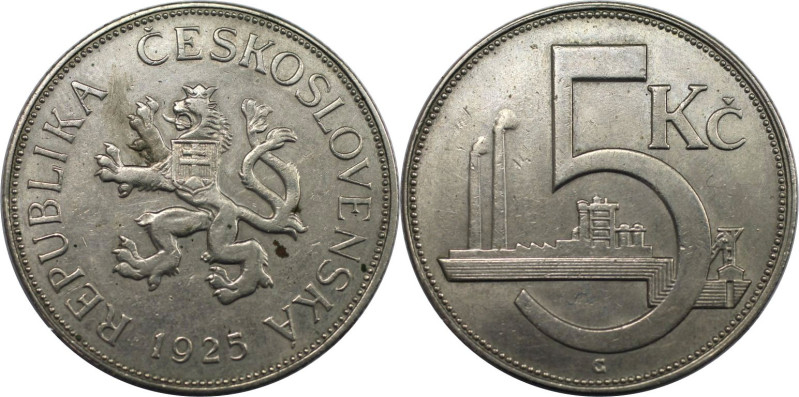 Europäische Münzen und Medaillen, Tschechoslowakei / Czechoslovakia. 5 Kronen 19...