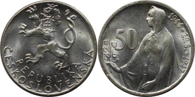 Europäische Münzen und Medaillen, Tschechoslowakei / Czechoslovakia. 3. Jahresta...