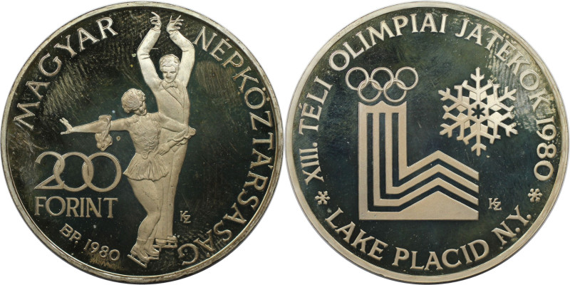 Europäische Münzen und Medaillen, Ungarn / Hungary. XIII. Olympische Winterspiel...
