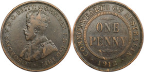 Weltmünzen und Medaillen, Australien / Australia. George V. 1 Penny 1912. Bronze. KM 23. Sehr schön-vorzüglich