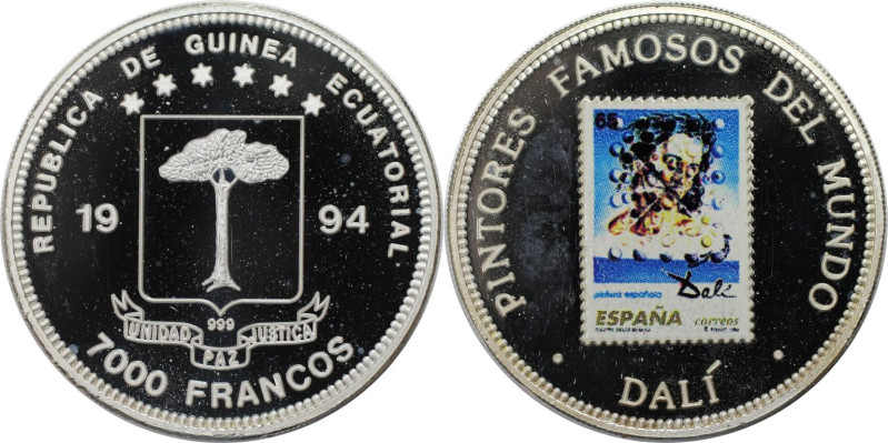 Weltmünzen und Medaillen, Äquatorial Guinea / Equatorial Guinea. Spanische Brief...