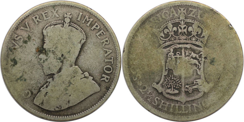 Weltmünzen und Medaillen, Südafrika / South Africa. George V. (1910-1936). 2 1/2...