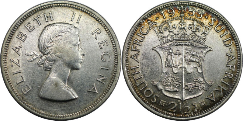 Weltmünzen und Medaillen, Südafrika / South Africa. Elizabeth II. 2 1/2 Shilling...