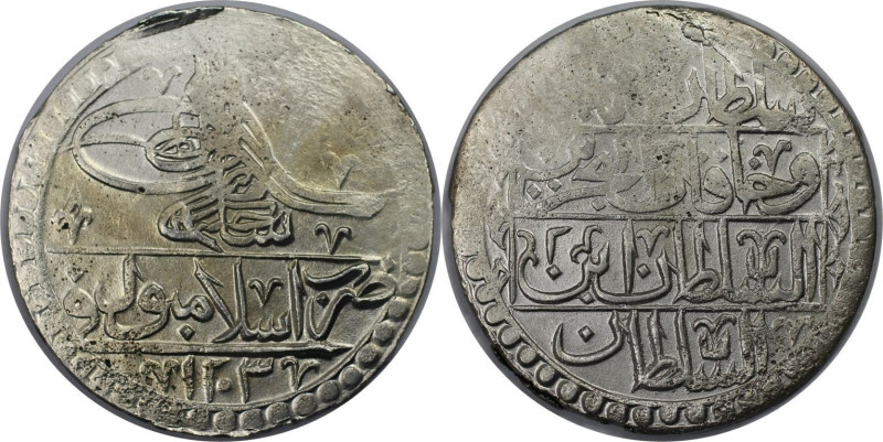 Weltmünzen und Medaillen, Türkei / Turkey. Yuzluk AH 1203/2 (1790), Silber. 31.8...