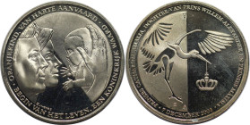 Medaillen und Jetons, Gedenkmedaillen. Niederlande / Nederland. Geburt von Prinzessin Catharina Amalia 7. Dezember 2003. Medaille. Kupfer-Nickel. Proo...