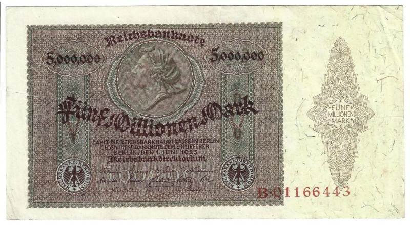 Banknoten, Deutschland / Germany. Deutsches Reich, Weimarer Republik. Reichsbank...