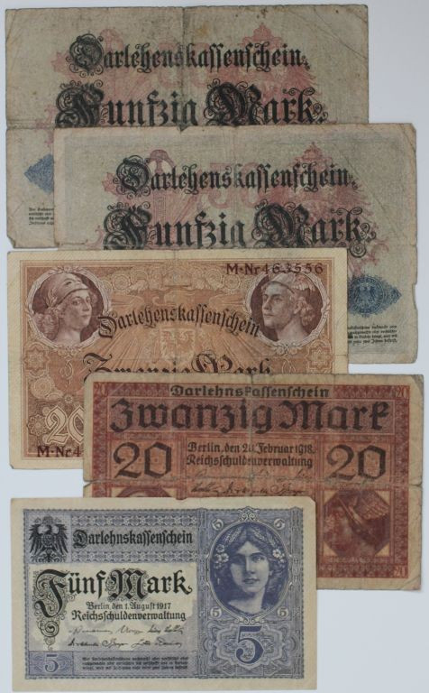 Banknoten, Deutschland / Germany, Lots und Sammlungen. Berlin, Darlehenskassensc...