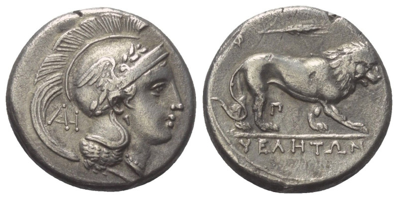 Lukanien. Velia.

 Stater oder Didrachme (Silber). Ca. 300 - 280 v. Chr.
Vs: ...