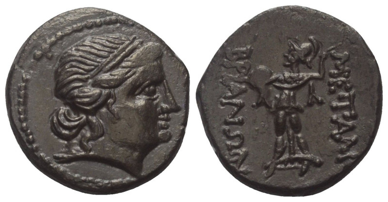 Thrakien. Mesembria.

 Bronze. 3. Jhdt. v. Chr.
Vs: Kopf des Apollon mit Diad...